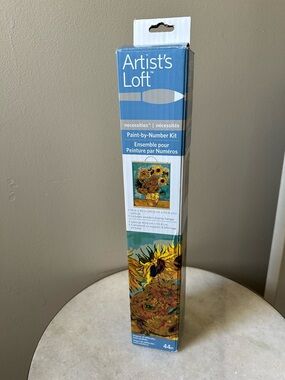 Artist’s Loft Paint By Number Kit Sunflower Design 16”x20” Paint and Sip Craft